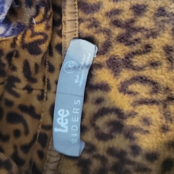 EUC Lee Cheetah ๐ Print Fleece L - Picture 2 of 3
